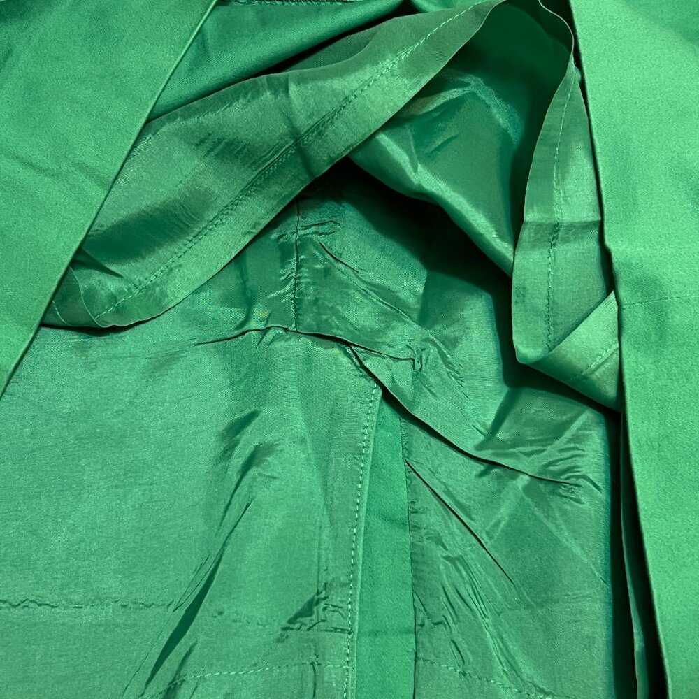 ANTONIO MELANI Women's Pencil Dress Green Sleeveless Size 10 V-Neck - Picture 12 of 12